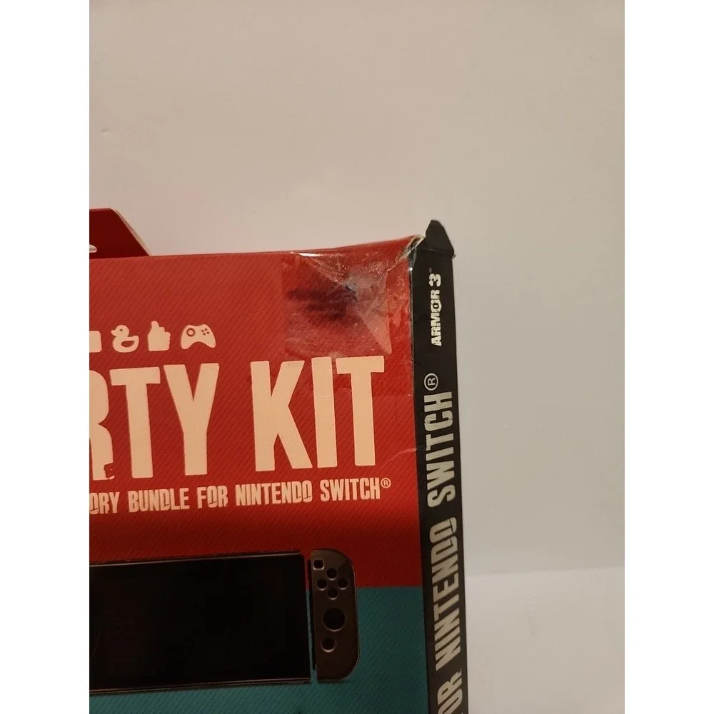 Armor3 Party Kit for Nintendo Switch. New In Box.. (Damaged Box)